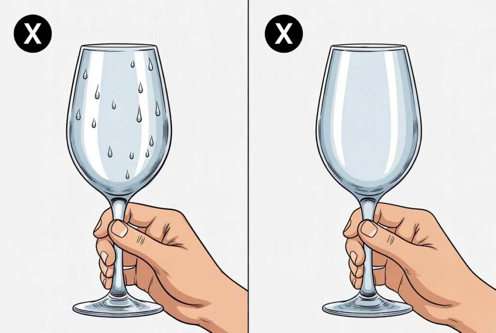 erros_segurar_taca_etiqueta-1024x687 Como Segurar Taça de Vinho Corretamente: A Regra de Ouro da Etiqueta (e a Ciência Por Trás)