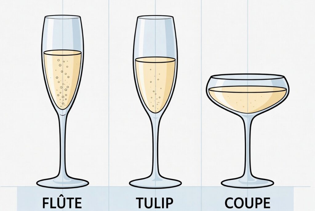 tacas_espumante_comparacao-1024x687 Taça de Vinho: Qual a Ideal para Tintos, Brancos e Espumantes? Guia Ilustrado
