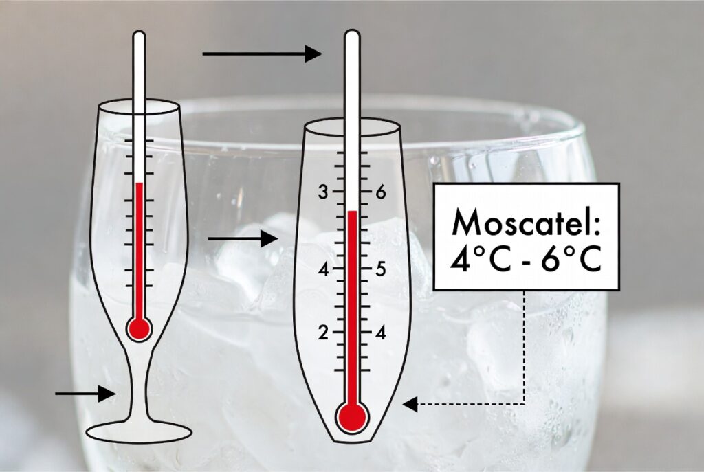 temperatura_moscatel_diagrama-1024x687 Melhores Espumantes Moscatel do Brasil: Lista de Rótulos Doces e Suaves (Custo-Benefício)