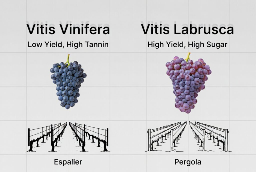 vitis_labrusca_vinifera_diagrama-1024x687 Vinho Pergola: O Mito do Melhor Custo-Benefício do Brasil? (Análise Completa)