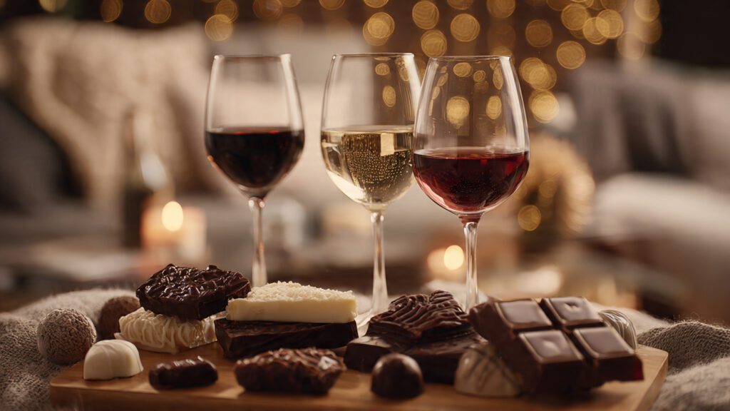 Guia-definitivo-de-harmonizacao-de-vinho-e-chocolate-com-diferentes-tipos-de-tacas-e-doces-1024x576 Vinho e Chocolate: O Guia Definitivo de Harmonização do Porto ao Espumante